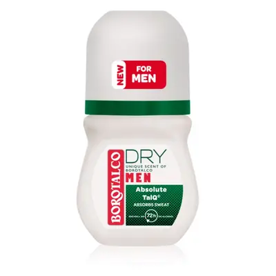 Borotalco MEN Dry kuličkový deodorant roll-on 72h vůně Unique Scent of Borotalco 50 ml