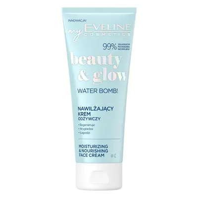 Eveline Cosmetics Beauty & Glow Water Bomb! hydratační a vyživující krém na obličej 75 ml