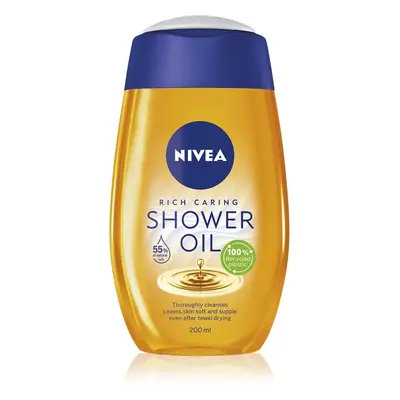 Nivea Natural pečující sprchový olej 200 ml