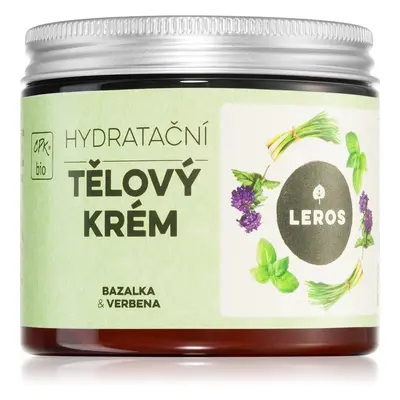 Leros Tělový krém bazalka & verbena tělový krém pro výživu a hydrataci 200 ml