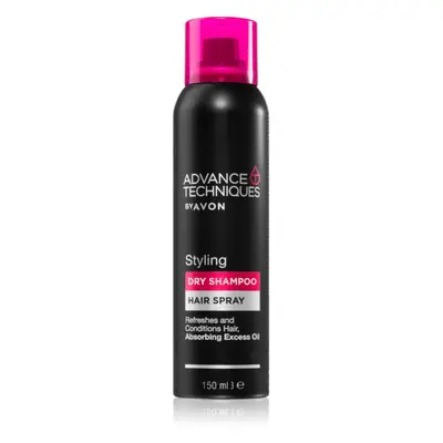 Avon Advance Techniques Refresh suchý šampon pro absorpci přebytečného mazu a pro osvěžení vlasů