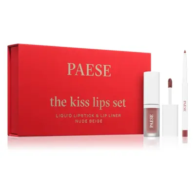 Paese The Kiss Lips Set dárková sada odstín 01 Nude Beige