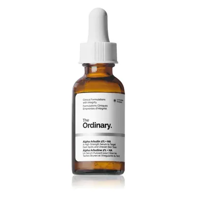 The Ordinary Alpha Arbutin 2% + HA rozjasňující pleťové sérum s kyselinou hyaluronovou 30 ml