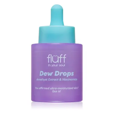 Fluff Dew Drops hydratační sérum s niacinamidem Amethyst Extract 30 ml