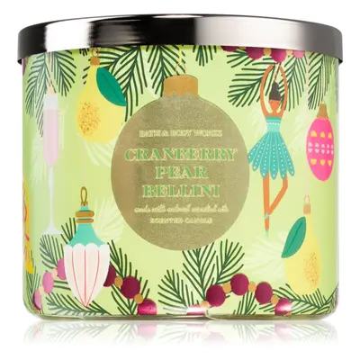 Bath & Body Works Cranberry Pear Bellini vonná svíčka 411 g