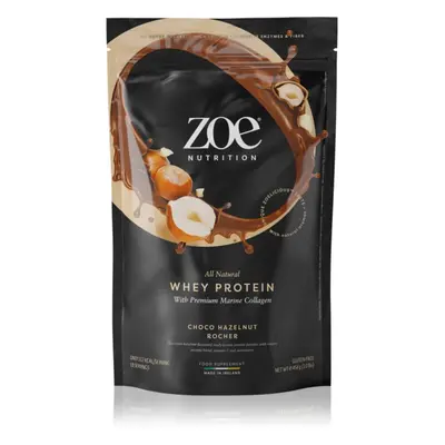 ZOE Whey Protein syrovátkový protein s kolagenem příchuť Choco Hazelnut Rocher 454 g