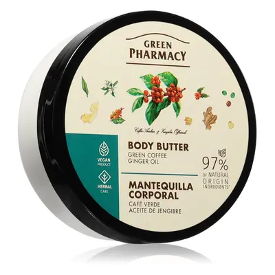 Green Pharmacy Green coffee & Ginger Oil Body butter zpevňující tělové máslo 200 ml