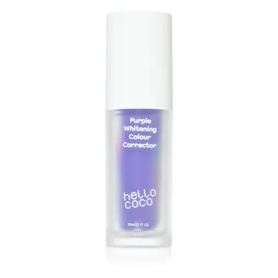 Hello Coco Purple Whitening Colour Corrector bělicí zubní pasta 30 ml