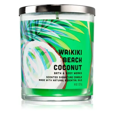 Bath & Body Works Waikiki Beach Coconut vonná svíčka 227 g