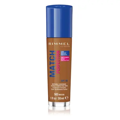 Rimmel Match Perfection tekutý make-up SPF 20 odstín 503 Mocha 30 ml