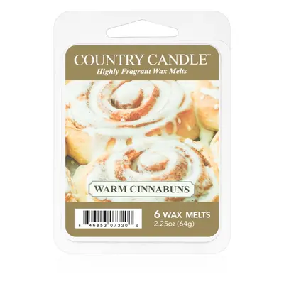 Country Candle Warm Cinnabuns vosk do aromalampy 64 g