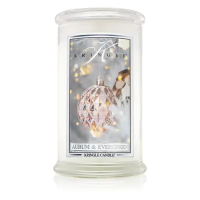 Kringle Candle Aurum & Evergreen vonná svíčka 624 g