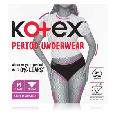 Kotex Period Underwear Size M menstruační kalhotky velikost M 1 ks