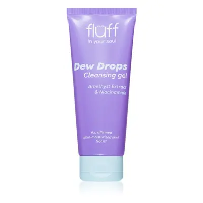 Fluff Dew Drops čisticí pleťový gel s niacinamidem 100 ml