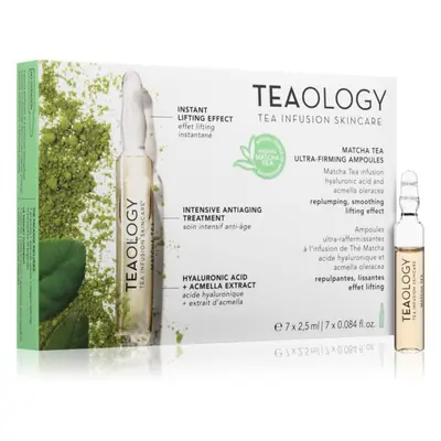 Teaology Anti-Age Matcha Tea Ultra-Firming Ampoules ampule pro hydrataci a vypnutí pokožky 7x2,5