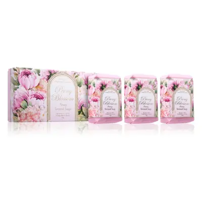 Saponificio Artigianale Fiorentino Peony Blossom Set sada tuhých mýdel