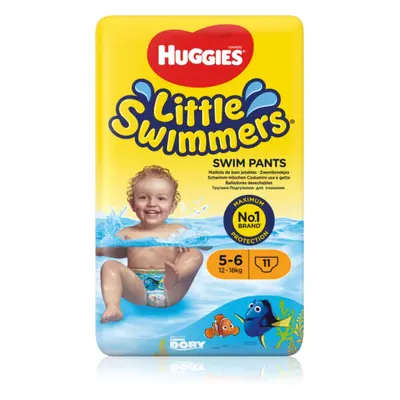 Huggies Little Swimmers 5-6 jednorázové plenkové plavky 12–18 kg 11 ks