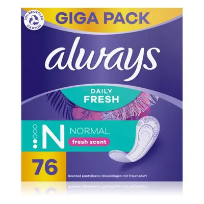 Always Daily Fresh Normal slipové vložky s parfemací 76 ks