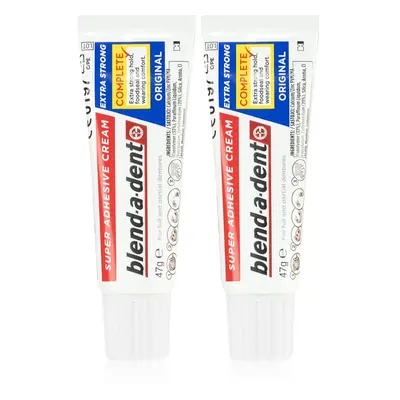 Blend-a-dent Extra Strong Original fixační krém pro zubní náhrady 2x47 g