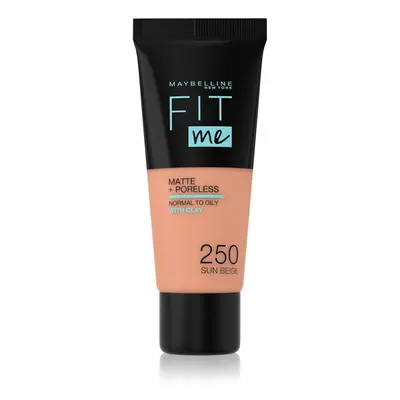 MAYBELLINE NEW YORK Fit Me! Matte+Poreless matující make-up pro normální a mastnou pleť odstín 2