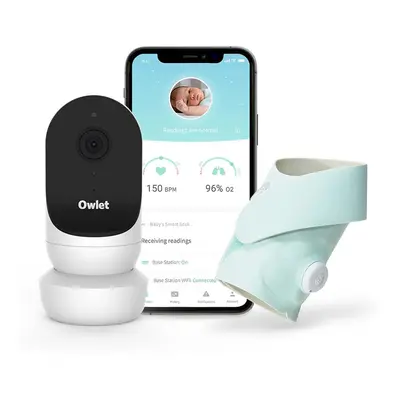 Owlet Monitor Duo Smart Sock 3 & Cam 2 sada pro miminka Mint 1 ks