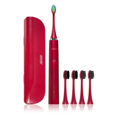 Seago Sonic Toothbrush SG-972 S5 elektrický zubní kartáček Red 1 ks