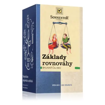 SONNENTOR Základy rovnováhy BIO bylinný čaj dvoukomorový sáček 18x1,5 g