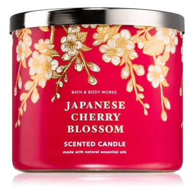 Bath & Body Works Japanese Cherry Blossom vonná svíčka III. 411 g