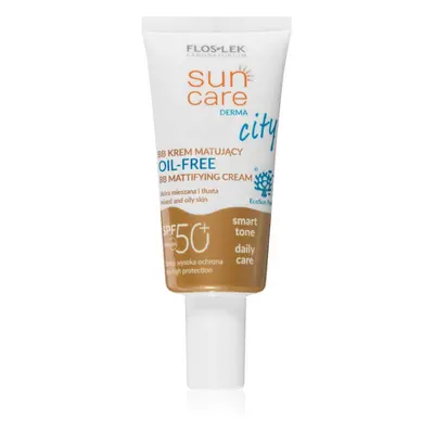 FlosLek Laboratorium Sun Care Derma City BB matující BB krém bez obsahu oleje SPF 50+ 30 ml