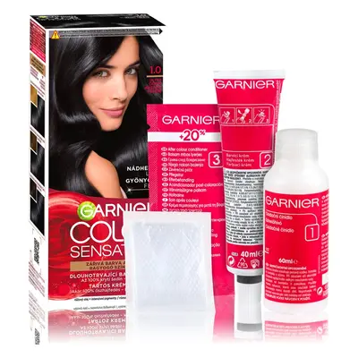 Garnier Color Sensation barva na vlasy odstín 1.0 Onyx Black 1 ks