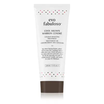 EVO Fabuloso Colour Boosting Treatment kondicionér pro zvýraznění barvy vlasů odstín Cool Brown 