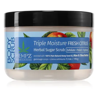 HEMPZ Triple Moisture tělový peeling 176 g