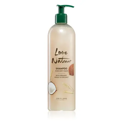 Oriflame Love Nature Organic Wheat & Coconut hydratační šampon pro suché vlasy 500 ml