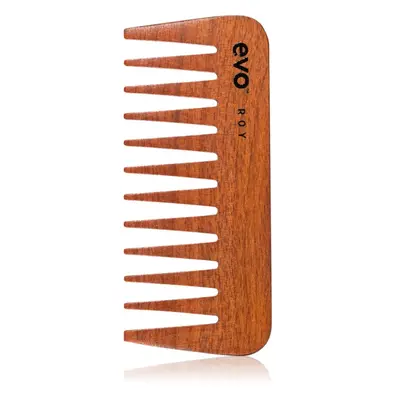 EVO Roy Detangling Comb hřeben na vlasy ze dřeva 1 ks