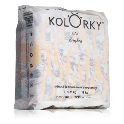 Kolorky Day Brushes jednorázové EKO pleny velikost S 8-13 Kg 19 ks