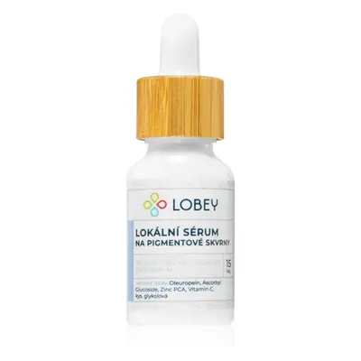 Lobey Skin Care Lokální sérum na pigmentové skvrny pleťové sérum proti pigmentovým skvrnám 15 ml