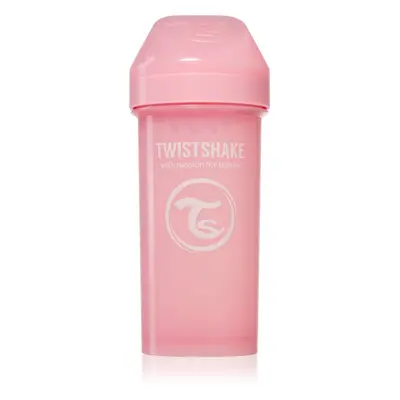 Twistshake Kid Cup Pink dětská láhev 12 m+ 360 ml