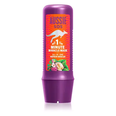 Aussie 1 Minute Miracle Repair Rescue intenzivně vyživující maska pro suché a poškozené vlasy 25