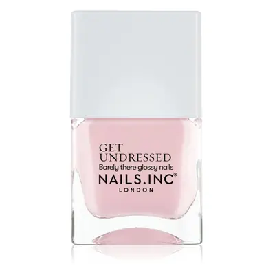 Nails Inc. Get Undressed pečující lak na nehty odstín Dare To Bare 14 ml