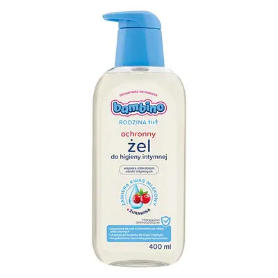 Bambino Family Protective Intimate Hygiene Gel gel na intimní hygienu Cranberry 400 ml