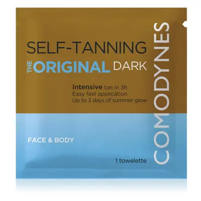 Comodynes Self-Tanning Towelette samoopalovací ubrousek na obličej a tělo odstín dark 8 ks