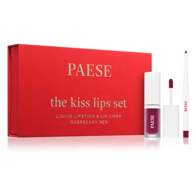 Paese The Kiss Lips Set Raspberry Red dárková sada odstín 05 Raspberry Red