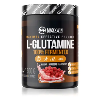 Maxxwin L-Glutamine 100% Fermented podpora tvorby svalové hmoty příchuť Raspberry 500 g