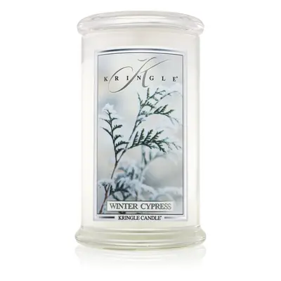 Kringle Candle Winter Cypress vonná svíčka 624 g