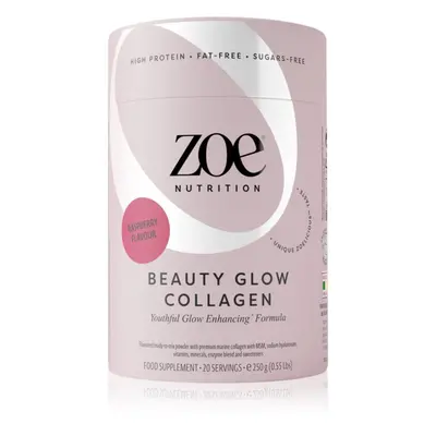 ZOE Beauty Glow Collagen kolagen pro ženy příchuť Raspberry 250 g