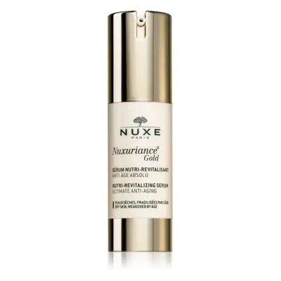 Nuxe Nuxuriance Gold revitalizační pleťové sérum s vyživujícím účinkem 30 ml