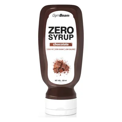 GymBeam Zero Syrup toppingový sirup bez kalorií příchuť Chocolate 320 ml