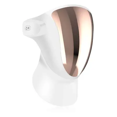 PALSAR7 Professional LED Mask White Gold LED zkrášlující maska na obličej a krk dárková krabička