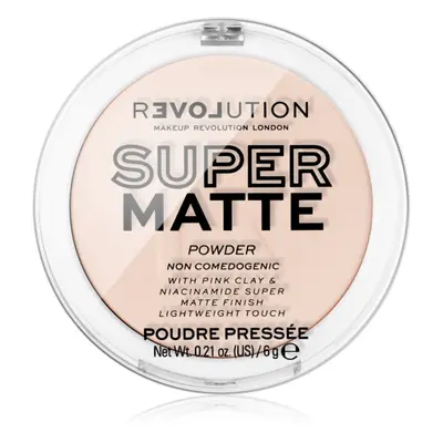 Revolution Relove Super Matte Powder matující pudr odstín Translucent 6 g