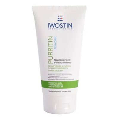 Iwostin Purritin Rehydrin hydratační mycí gel pro pleť vysušenou a podrážděnou léčbou akné 150 m